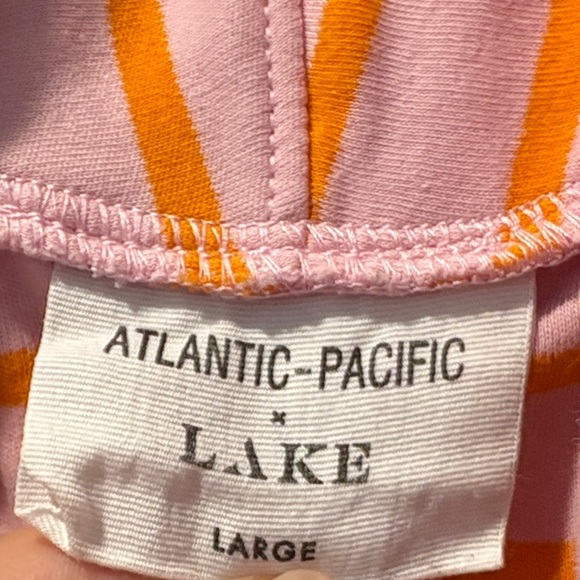 Pink and Orange Striped Robe - Picture 2 of 2